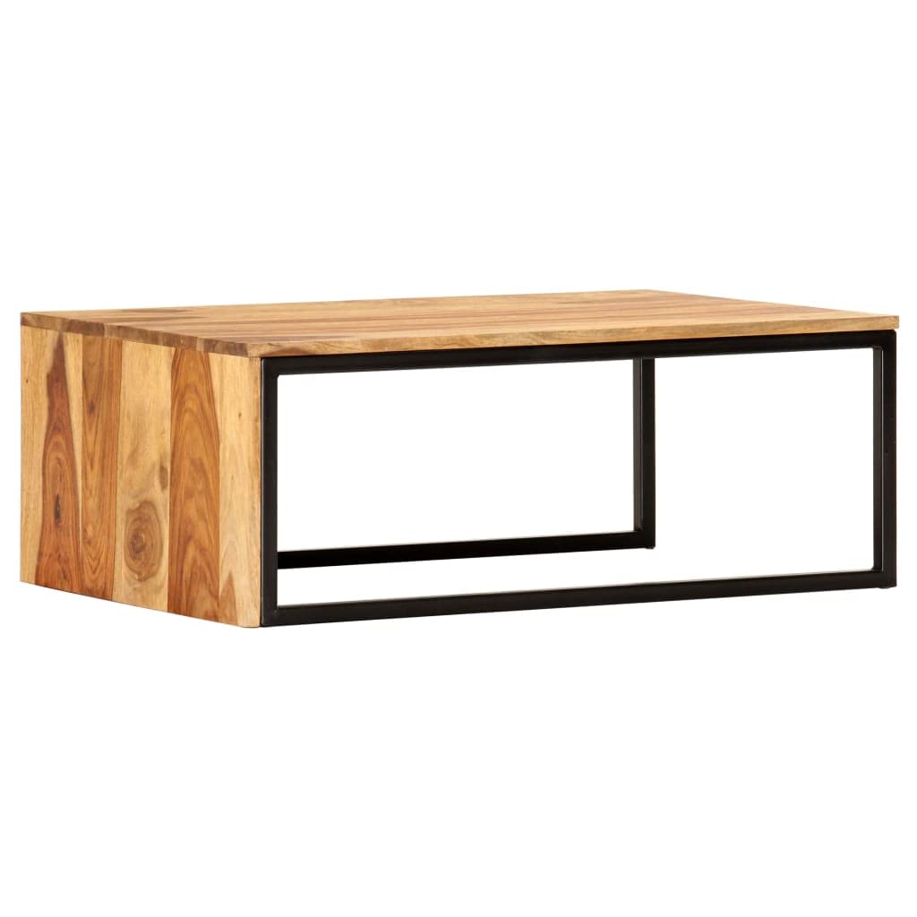2 pcs Solid Sheesham Wood Nesting Tables P51604