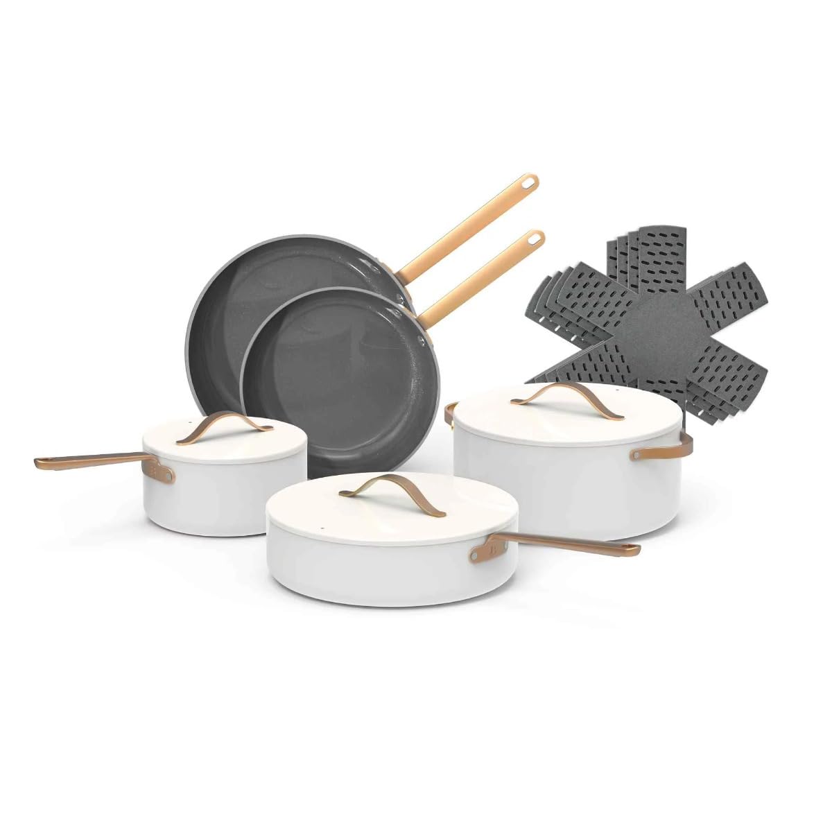 12pc Ceramic Non-Stick Cookware Set D60039