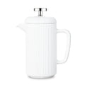 Porcelain French Press 22 fl oz Coffee Tea Maker with Stainless Steel Plunger Ivory D286145