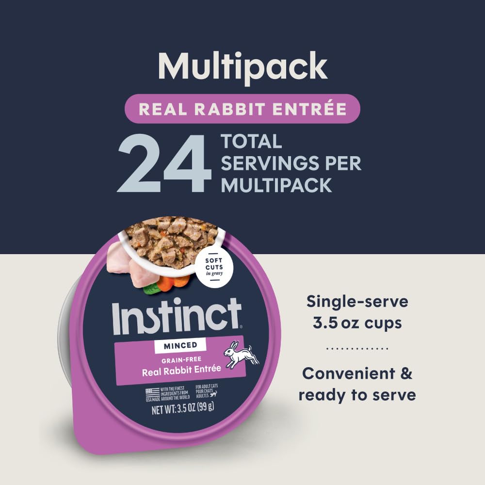 Wet Cat Food Rabbit 3.5 oz 12 Count N396