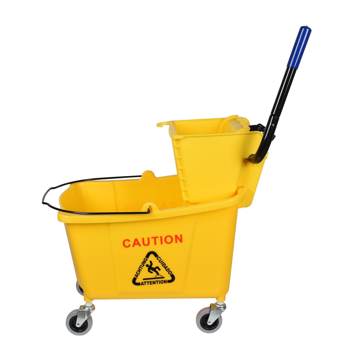 Commercial Mop Bucket on Wheels, 35-Quart V3624