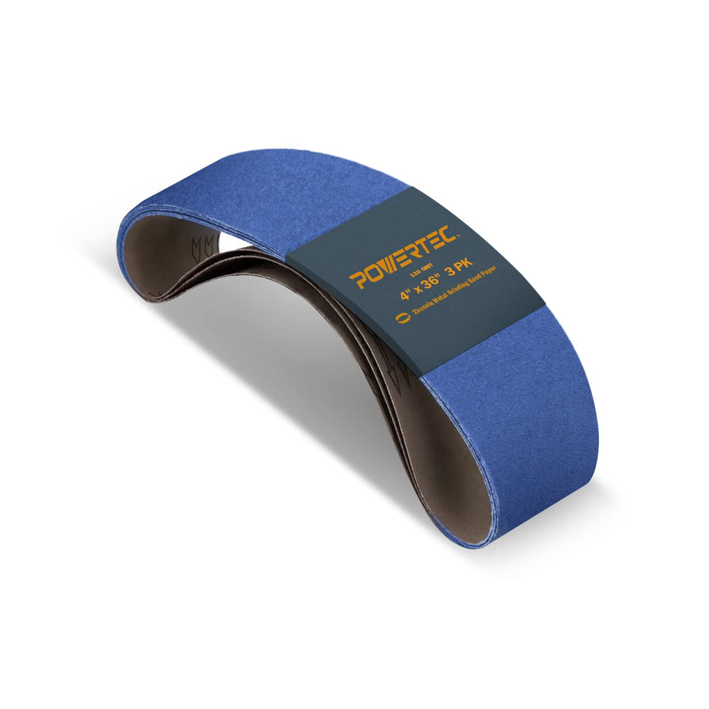 4 x 36 Inch 120 Grit Zirconia Sanding Belts K321613