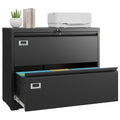 2 Drawer File Cabinet with Lock B9440