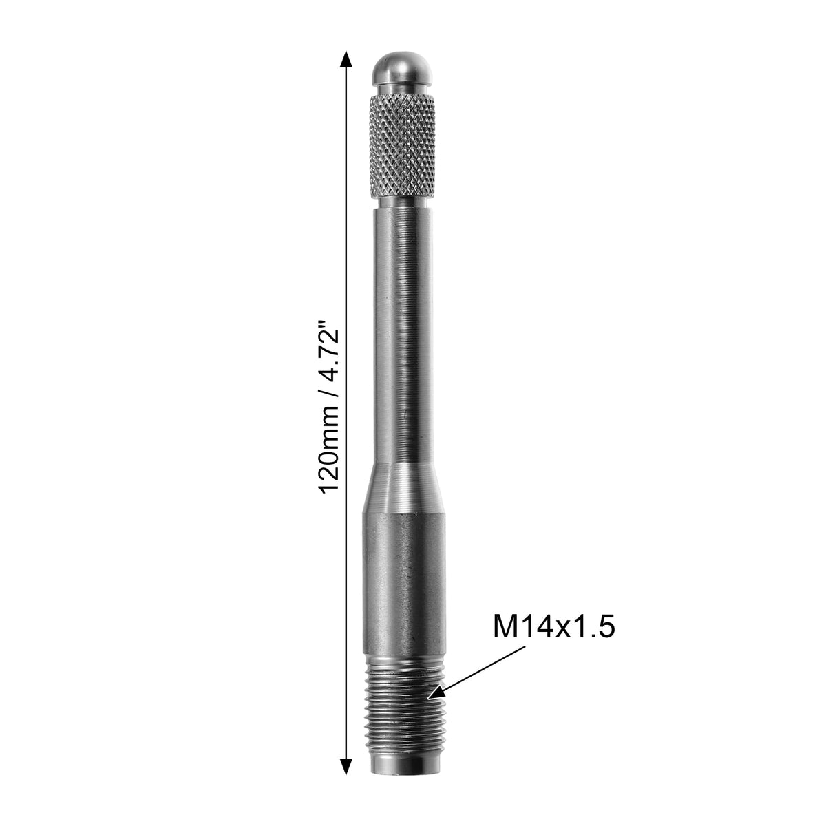 M14x1.5 Wheel Alignment Pin Mounting Tool Silver Tone T518