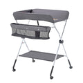 Foldable Baby Changing Table with Side Basket Q7124