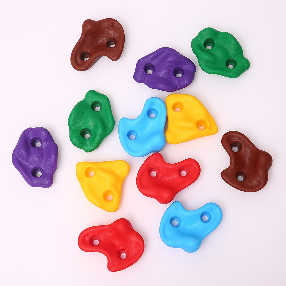 18 Pcs Tree Climbing Holds with 6 Ratchet Straps H141250