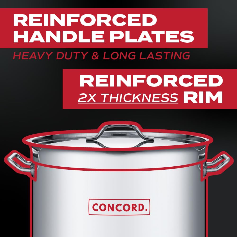 40 Quart Stainless Steel Stock Pot J570174