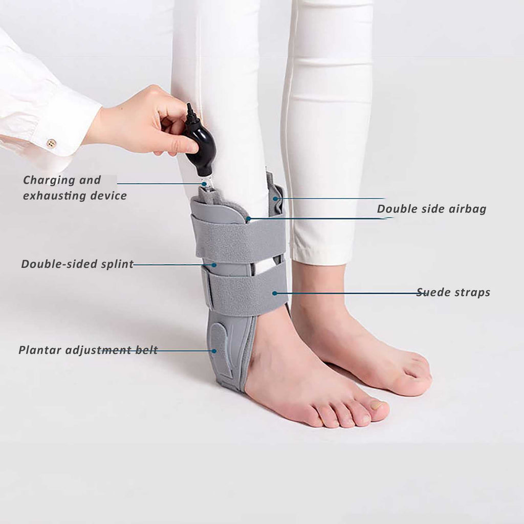 Tall Pneumatic Walking Boot Orthopedic CAM Air Walker Inflatable Leg Cast B616