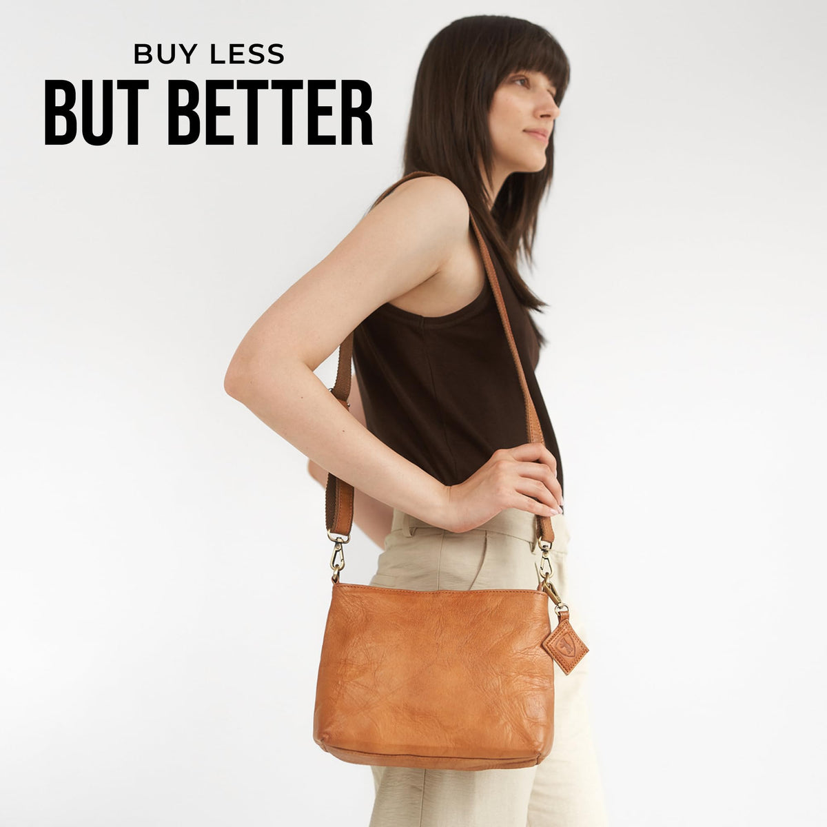 Full Grain Leather Crossbody Purses Q56962