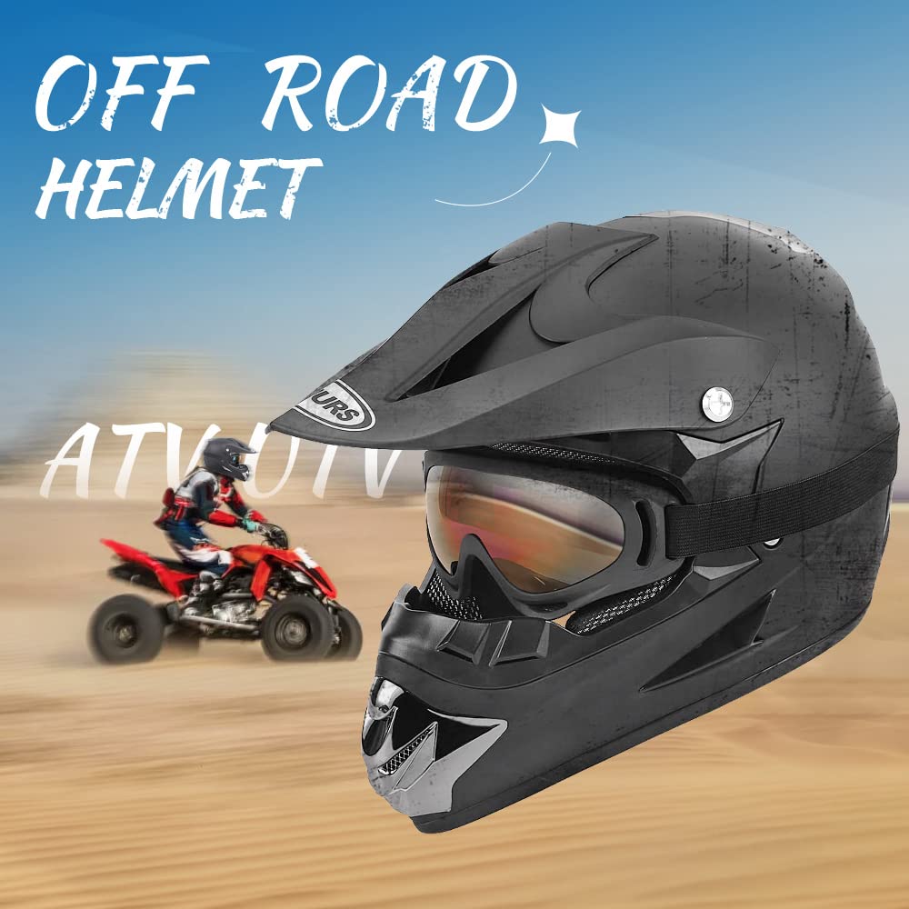 Full Face DOT Approved Adult Motocross Helmet E135