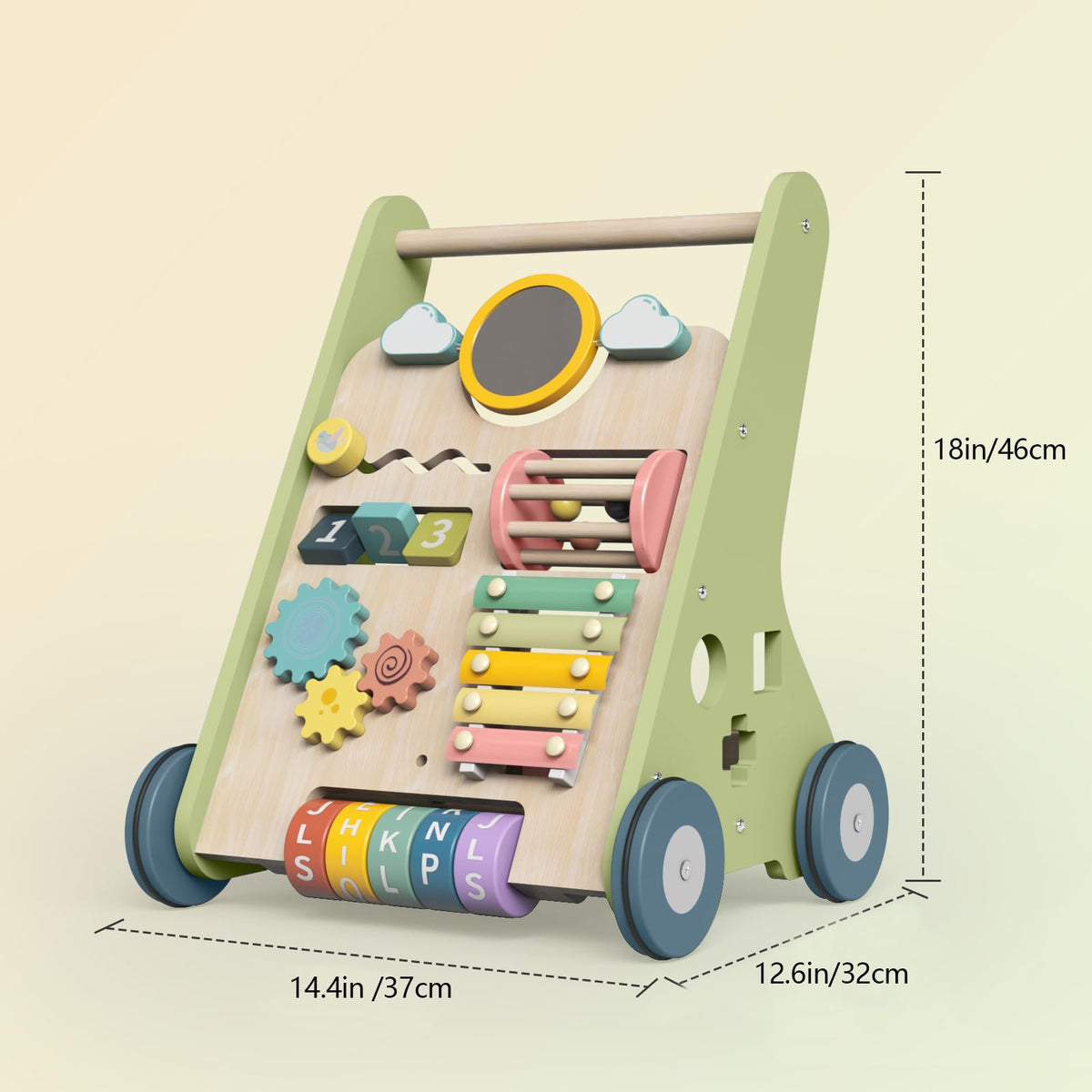 Wooden Baby Walker U3279