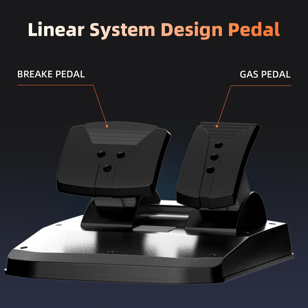 Gaming Steering Wheel with Pedals V99389