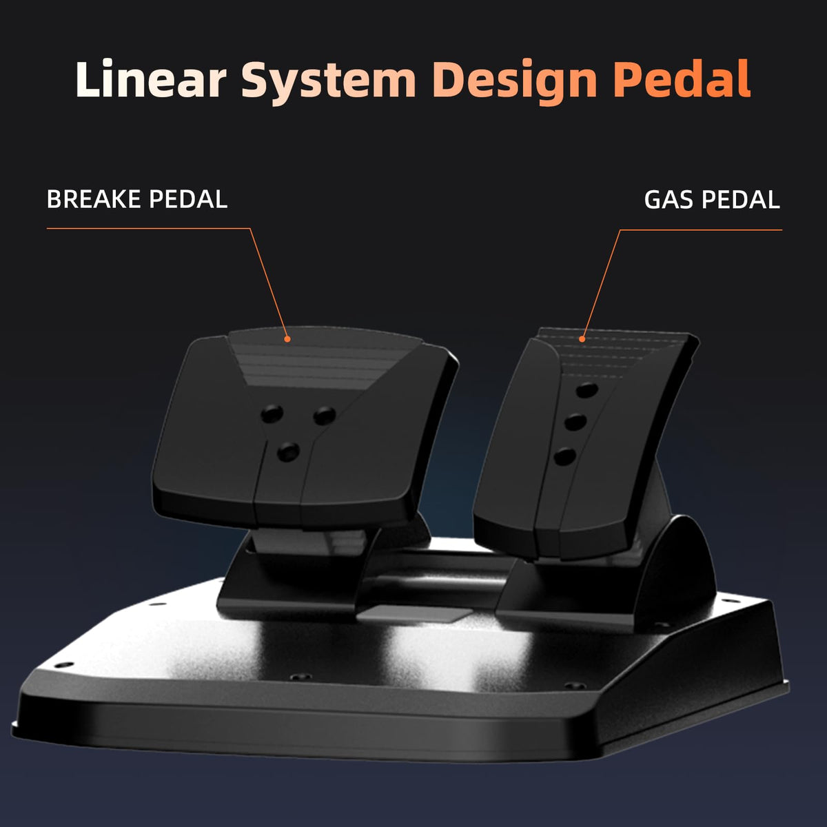 Gaming Steering Wheel with Pedals V99389