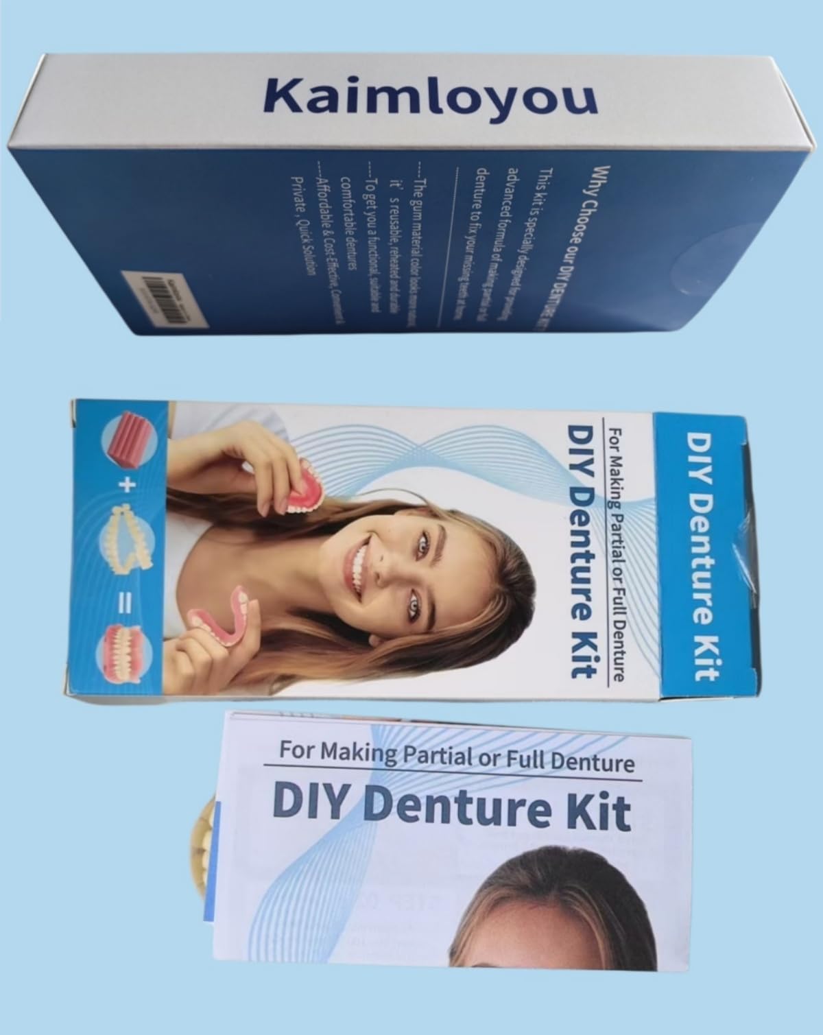 DIY Denture Full Set of Top and Bottom Fake Teeth I6473