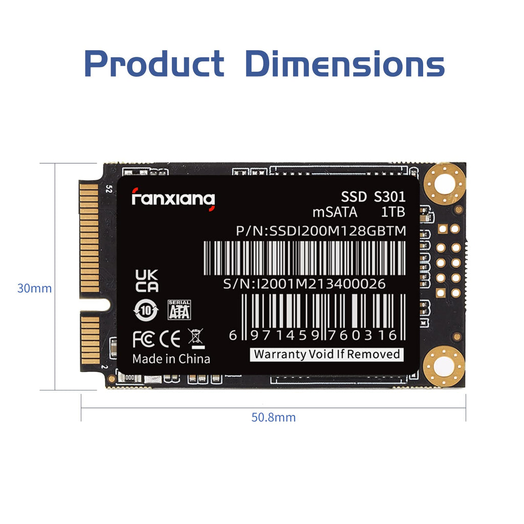 1TB mSATA III Internal SSD C5860