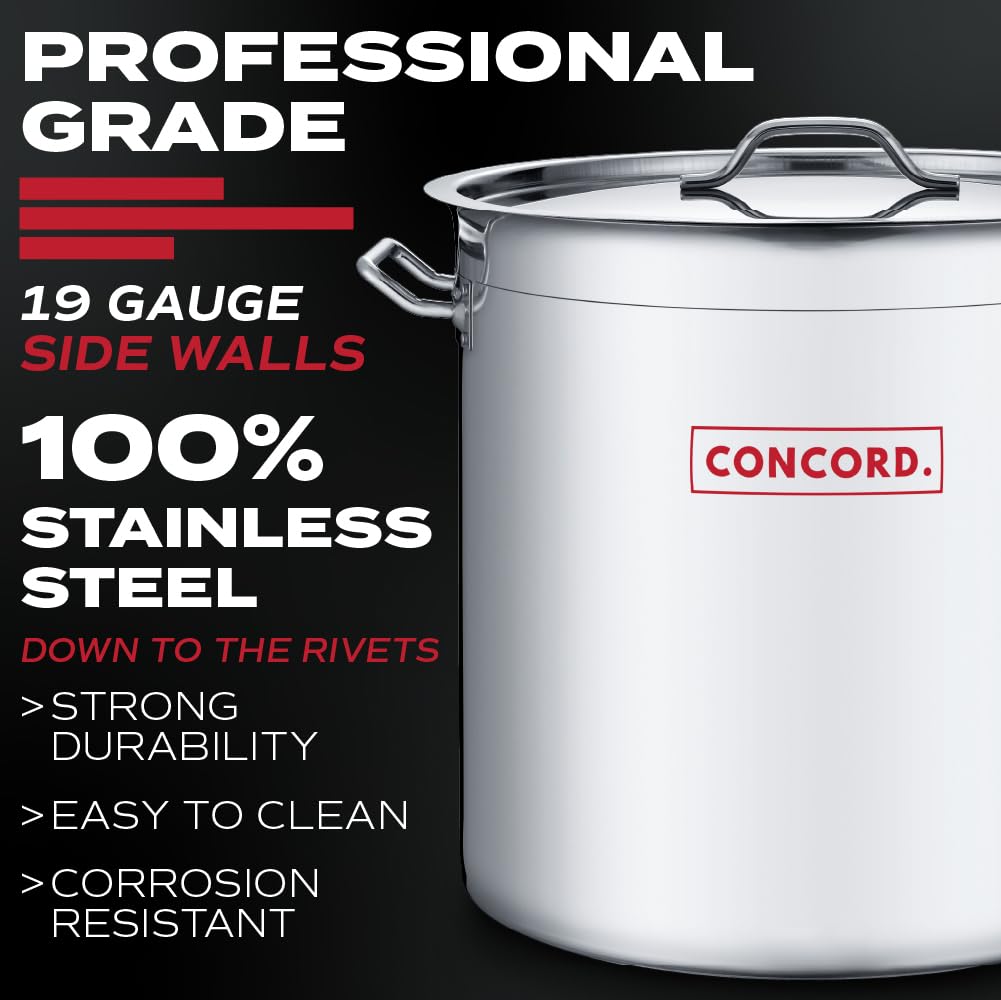 40 Quart Stainless Steel Stock Pot J570174