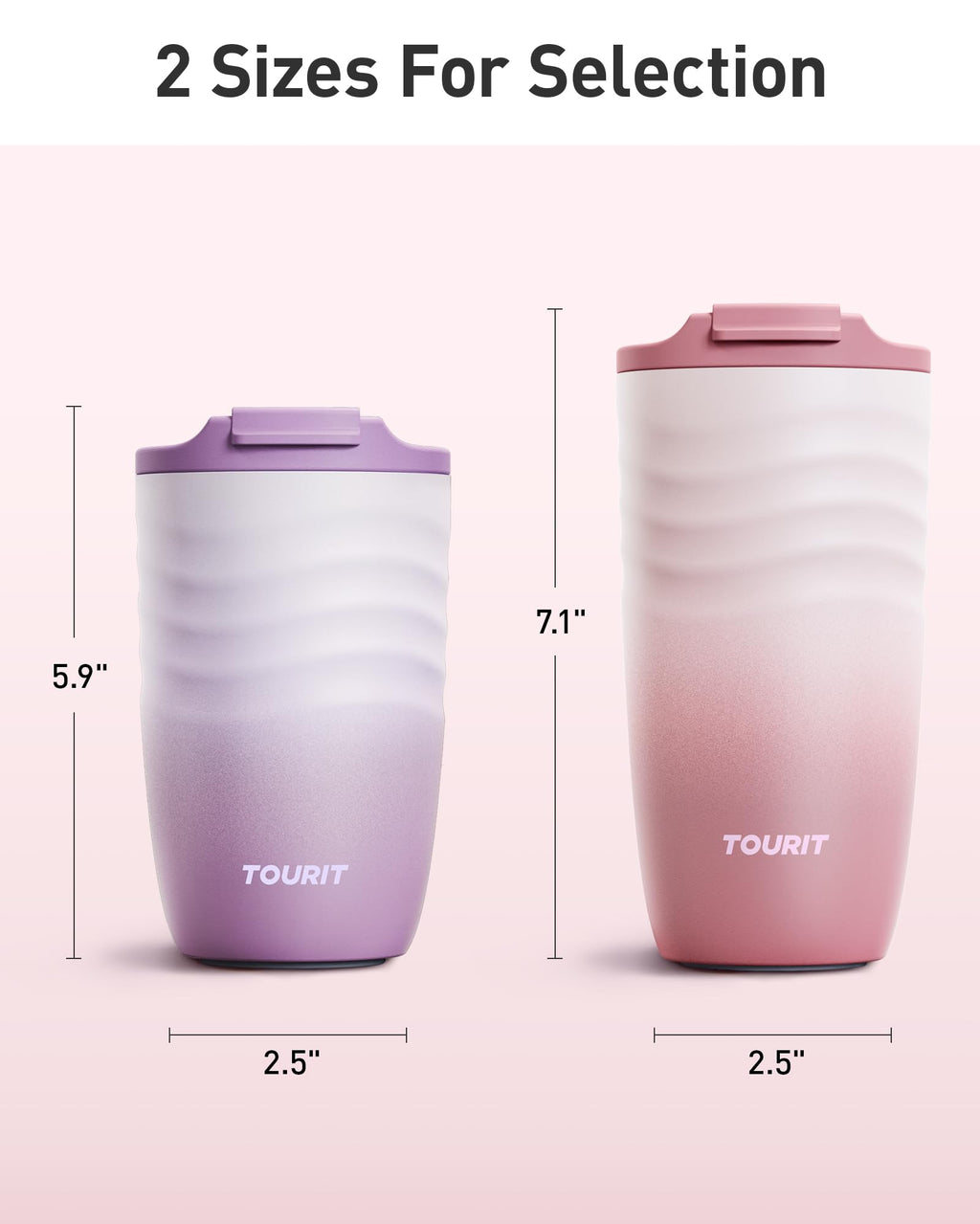16 oz Insulated Stainless Steel Travel Coffee Mug D49310