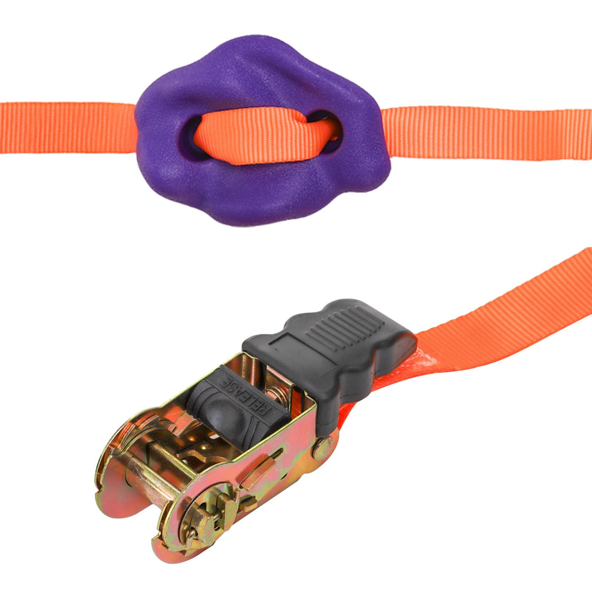 18 Pcs Tree Climbing Holds with 6 Ratchet Straps H141250