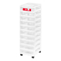 10 Drawer Rolling Storage Cart D7935