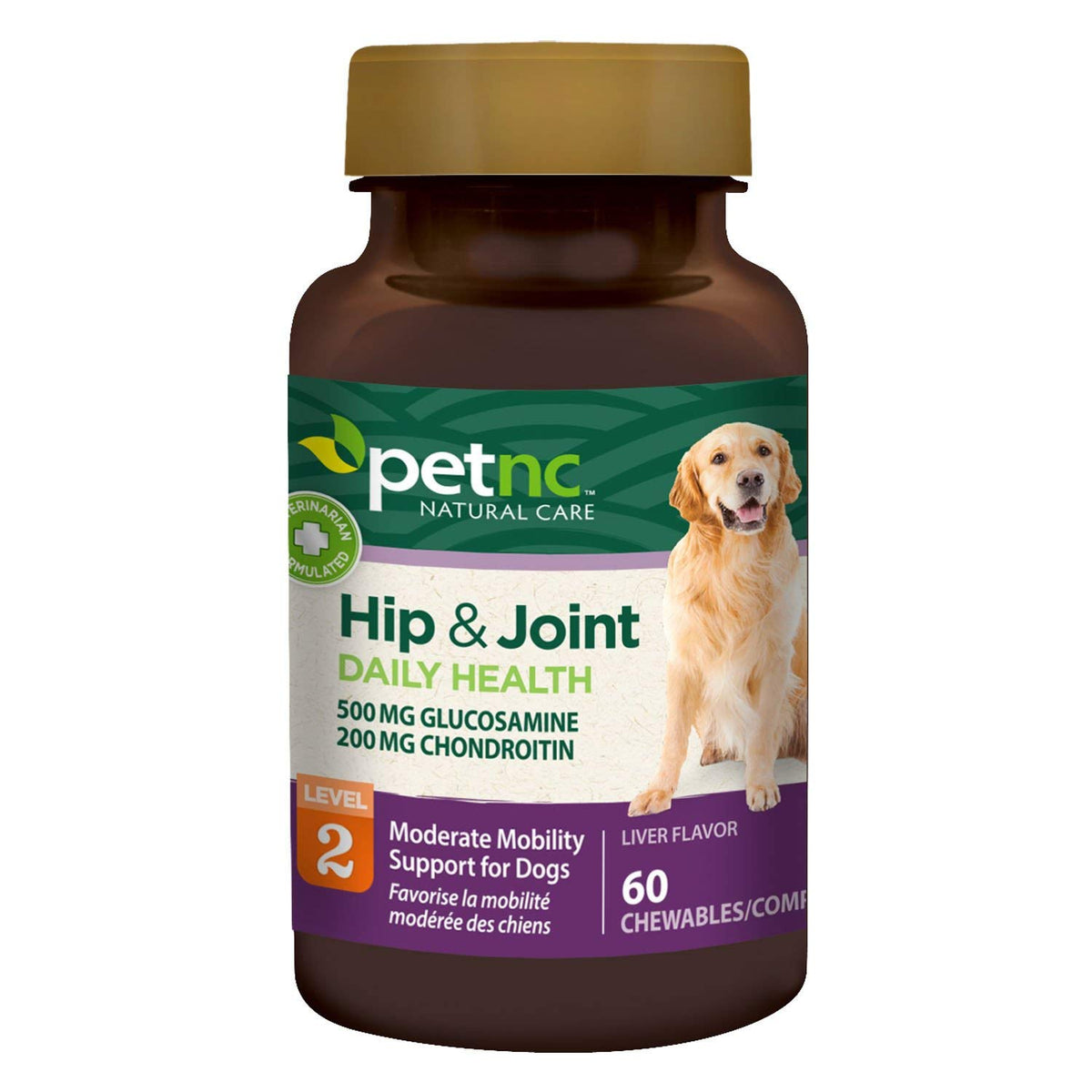 Hip & Joint Chewables for Adult Dogs, Liver, 60 Count V487815