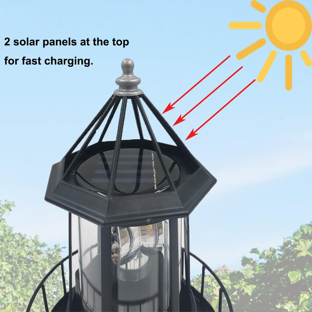 Solar Powered Lighthouse Y5067