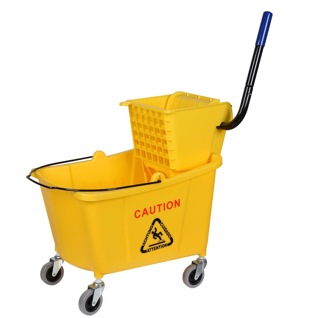 Commercial Mop Bucket on Wheels, 35-Quart V3624