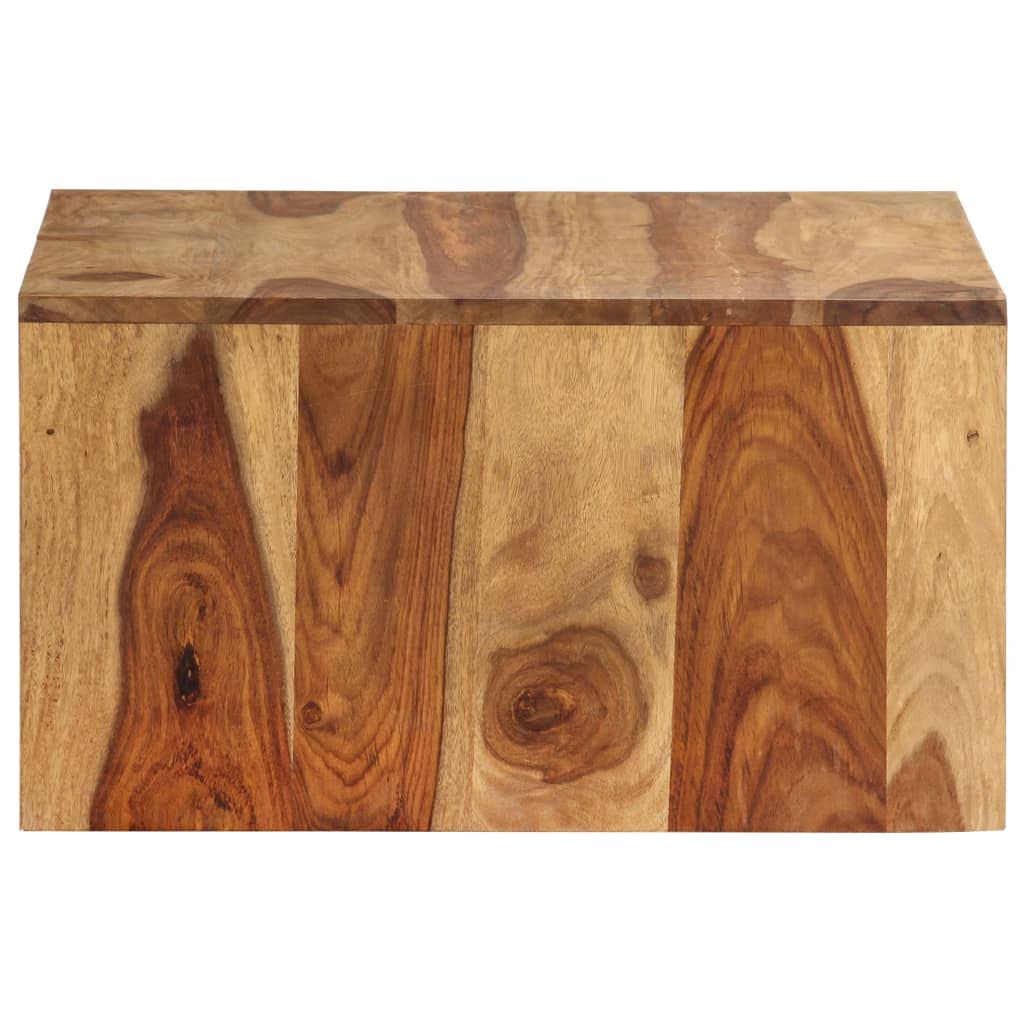 2 pcs Solid Sheesham Wood Nesting Tables P51604
