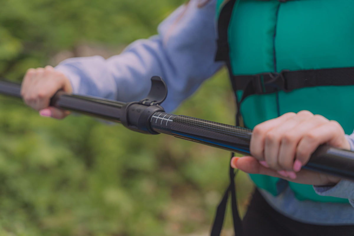 Adjustable Fiberglass Kayak Paddle with Nylon Blades R384962