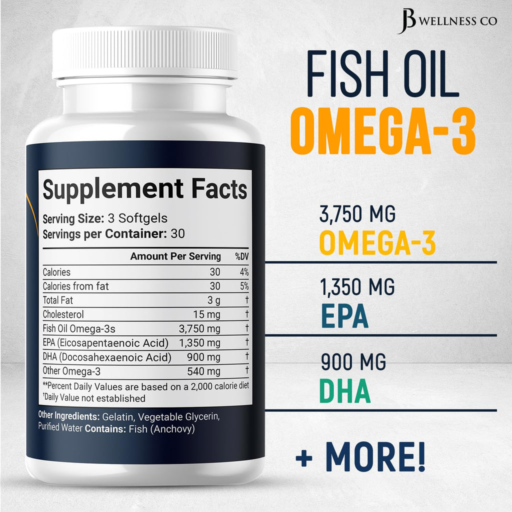 Omega 3 Fish Oil 3750 mg EPA & DHA 270 Count D611