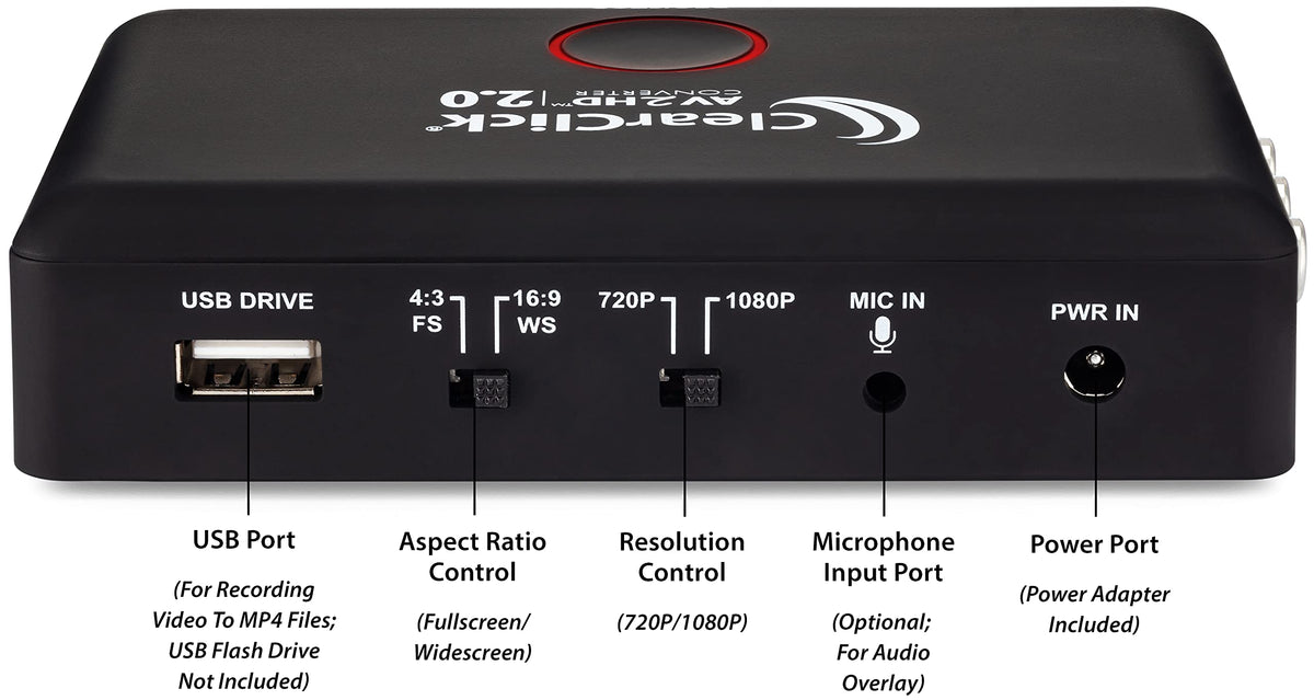 AV RCA to HDMI Converter & Recorder S431