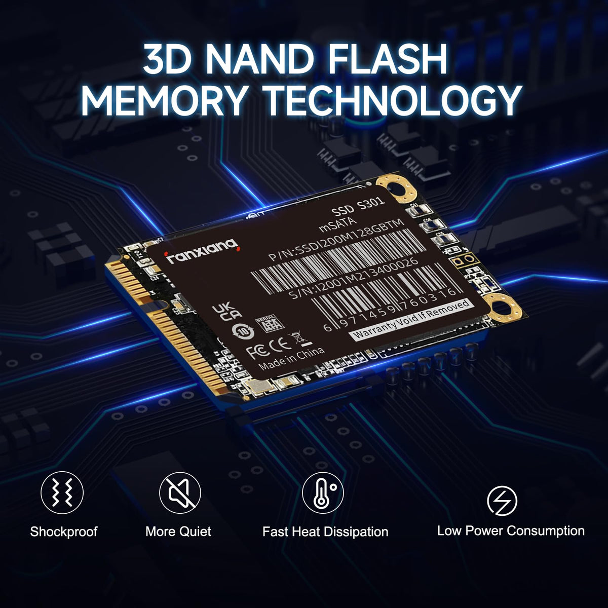 1TB mSATA III Internal SSD C5860