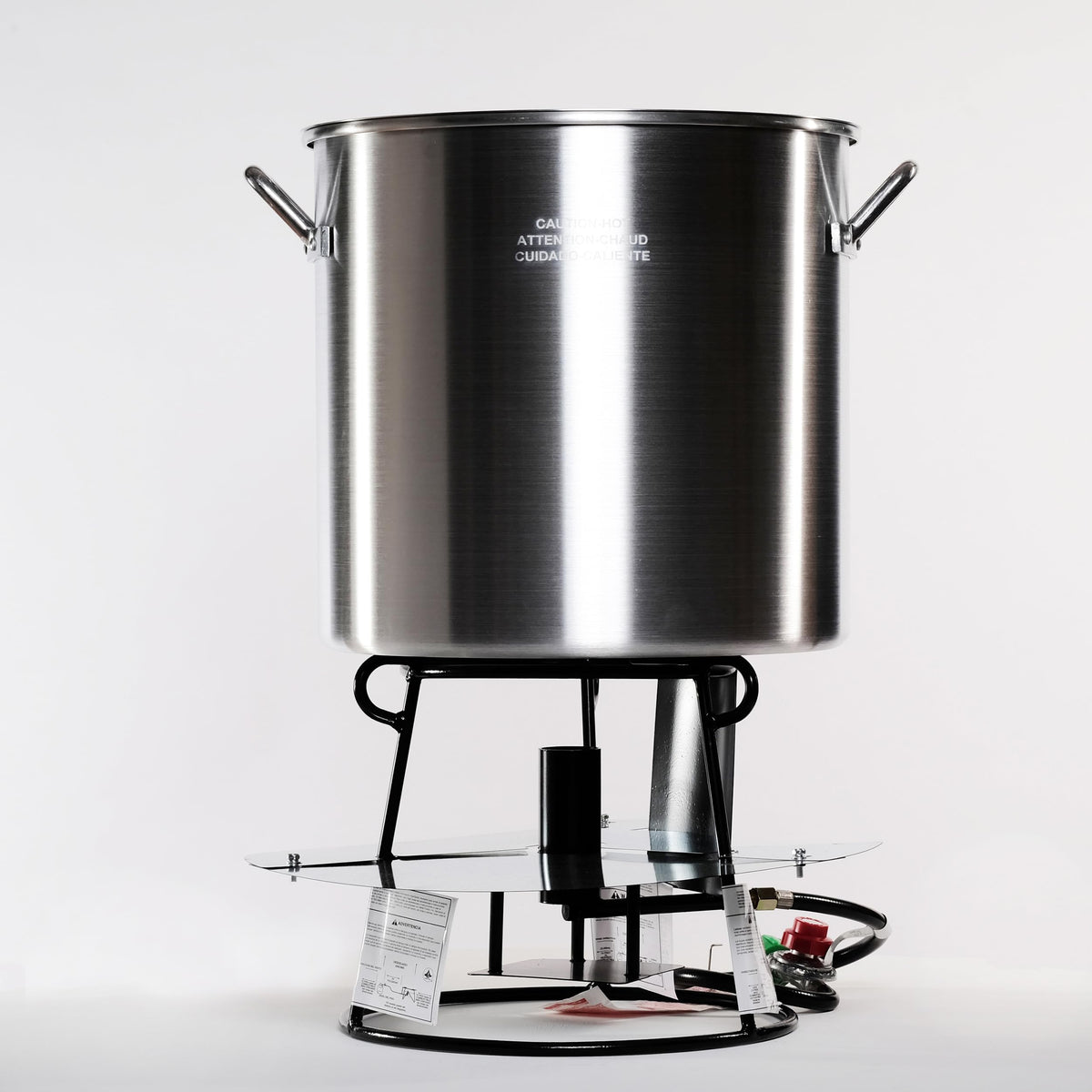 Portable Propane Outdoor Boiling Package with 60 Qt. Aluminum Pot, Basket, Lid and Jet Burner N8606