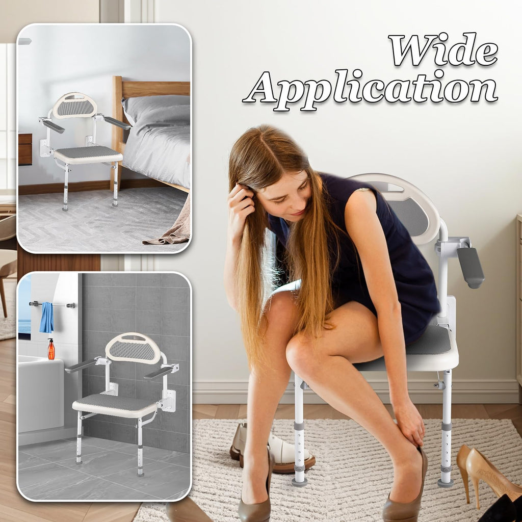 18” Folding Wall Mounted Shower Seat Z64405