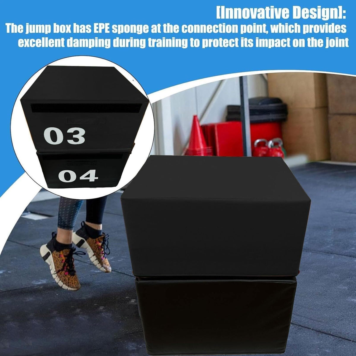 4-in-1 Foam Plyo Box V936