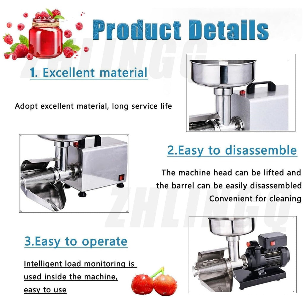 Commercial Stainless Steel Electric Tomato Strainer Machine J433724