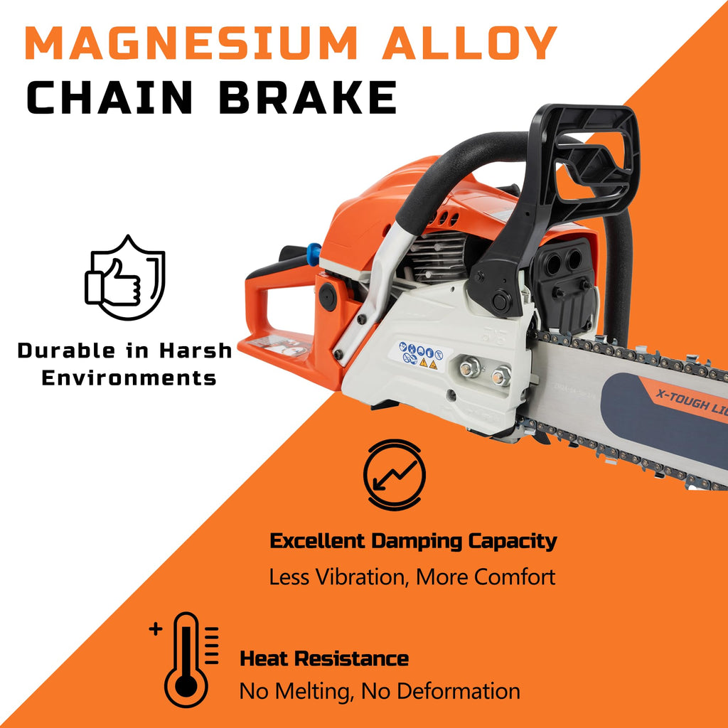 68cc Gas Powered Chainsaw F494690