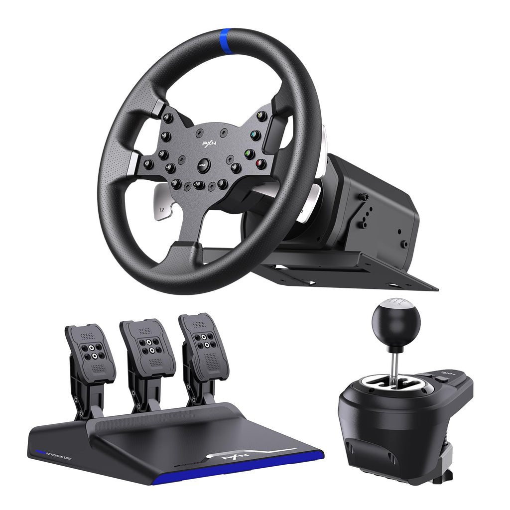 Force Feedback Racing Wheel with Pedals and Shifter F568