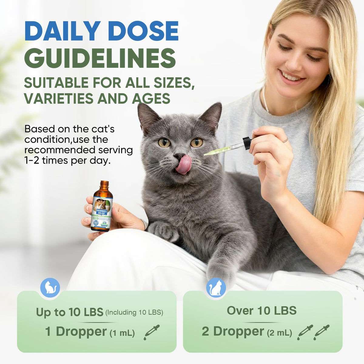 Cat Hairball Remedy Drops 60ml (2 fl oz) 2 Pack A80098