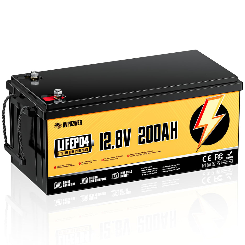 12V 200Ah LiFePO4 Lithium Battery E8019