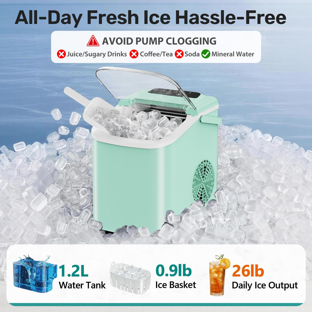 Countertop Ice Maker with Self-Cleaning T501571