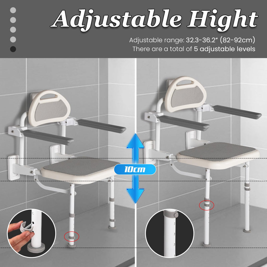 18” Folding Wall Mounted Shower Seat Z64405