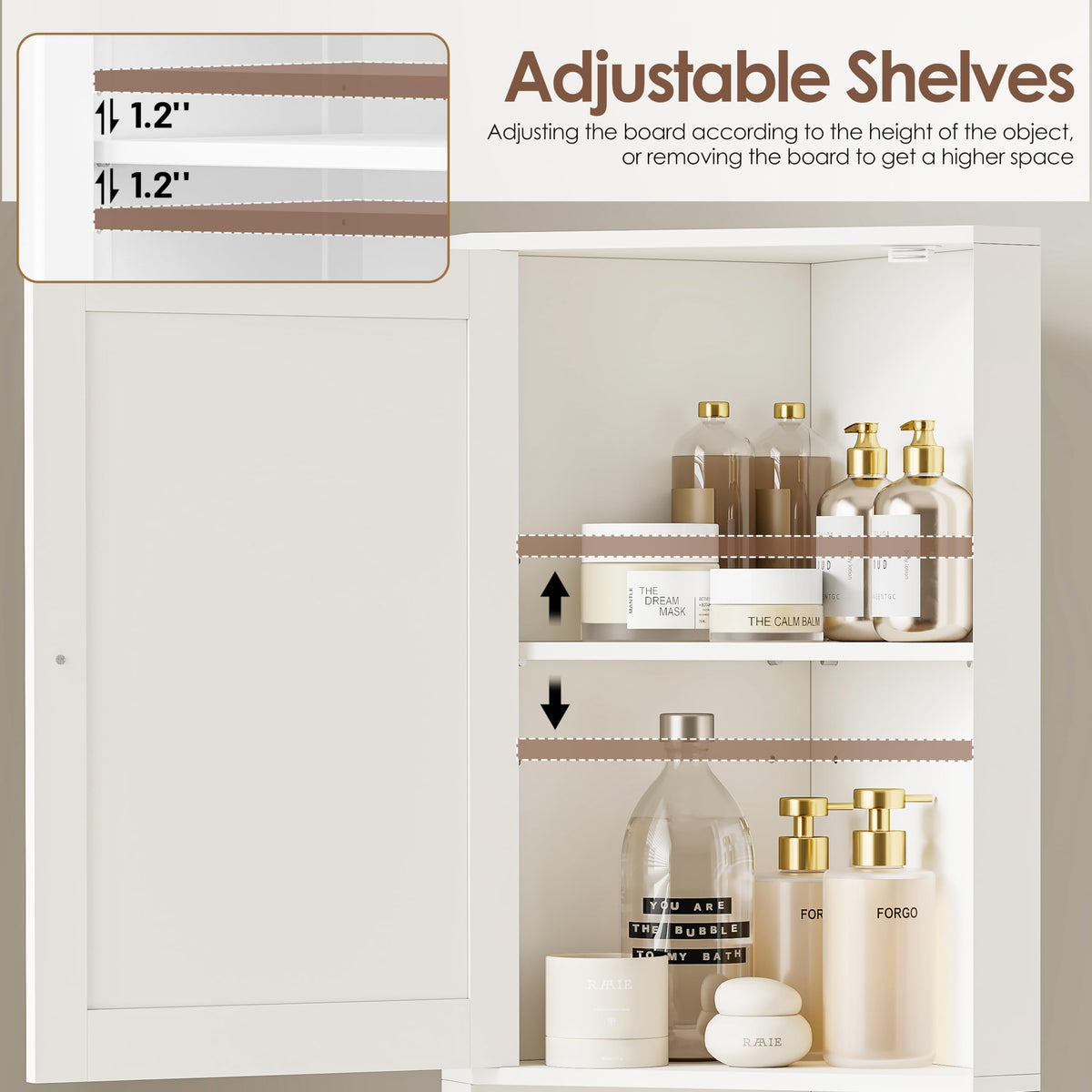 6-Tier Corner Storage Cabinet G529