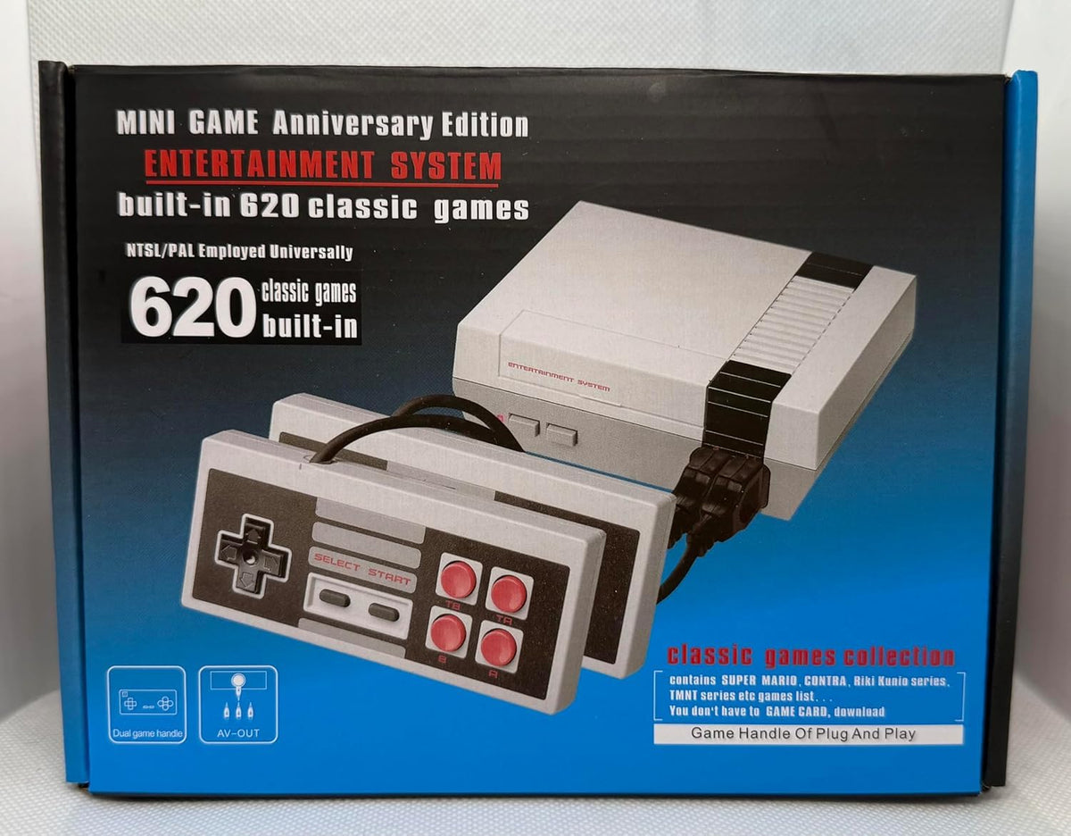 Mini Video Game Console with 620 Classic Games and Dual Controllers V605