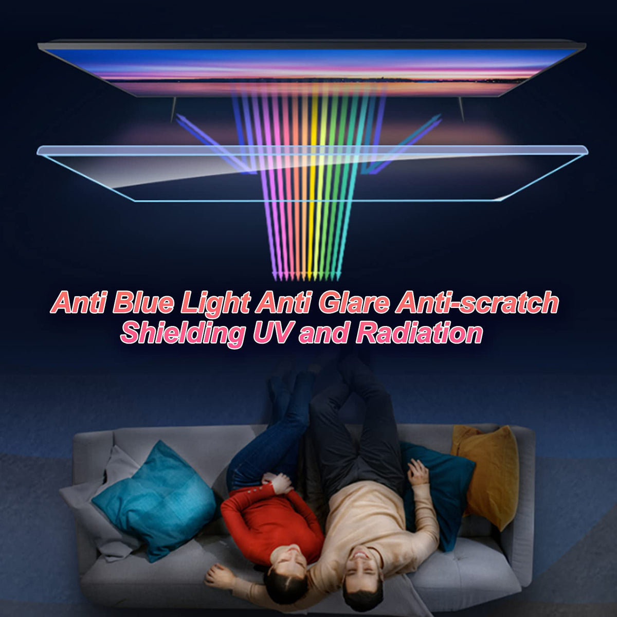 Anti Blue Light Screen Protector for 65/70/75 Inches TV H280625