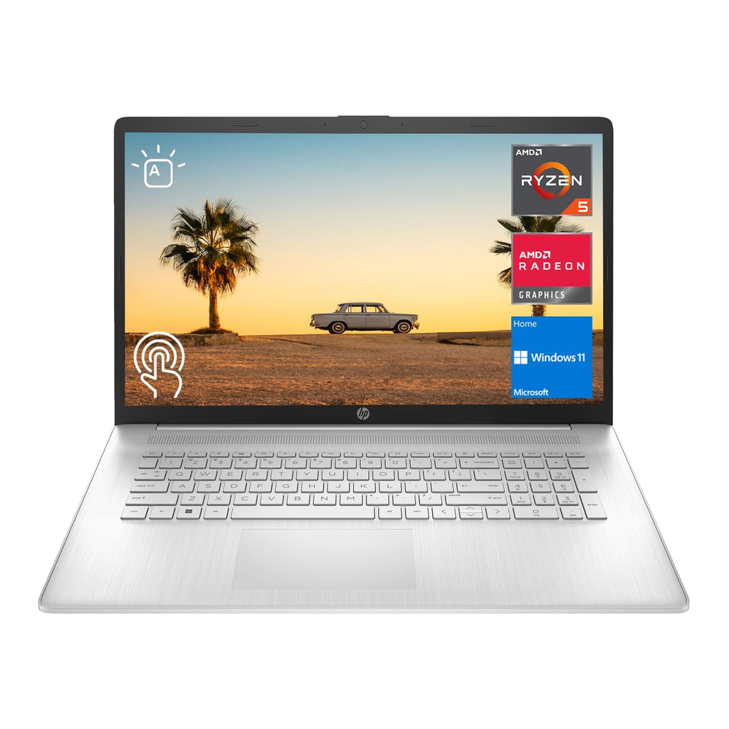 17.3" HD+ Touchscreen Laptop, AMD Ryzen 5, 16GB RAM, 512GB SSD, Silver A876