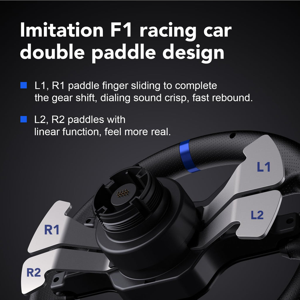 Force Feedback Racing Wheel with Pedals and Shifter F568