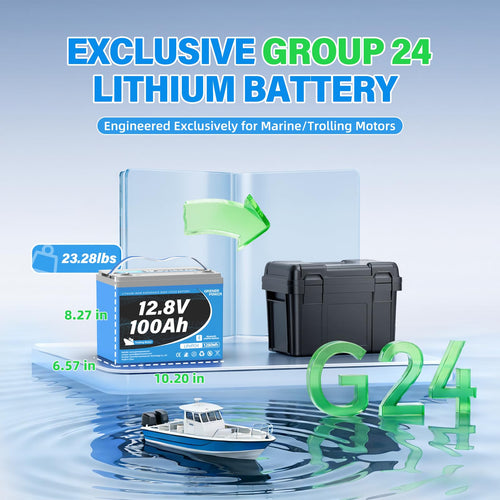 12V 100Ah LiFePO4 Battery O3865