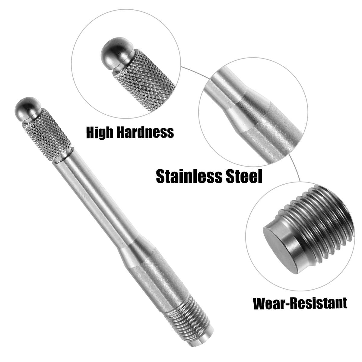 M14x1.5 Wheel Alignment Pin Mounting Tool Silver Tone T518