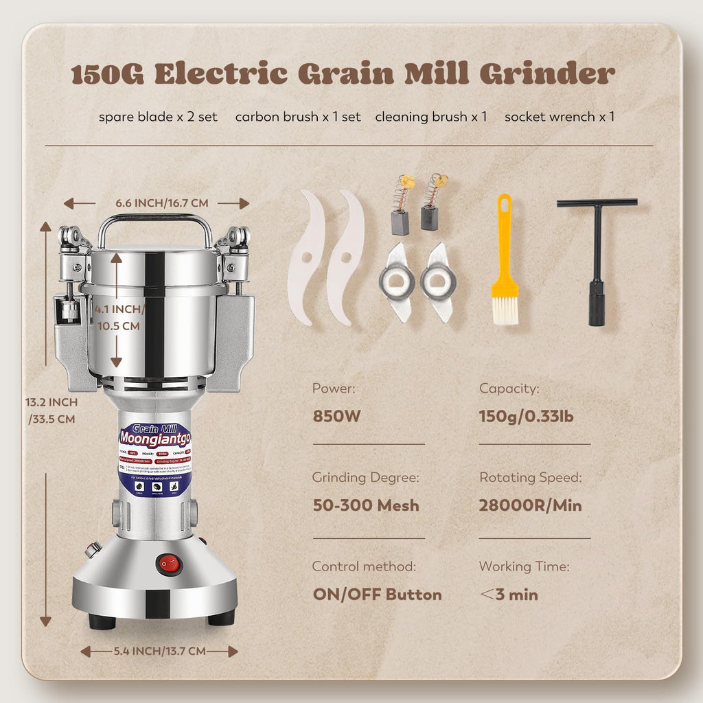 Electric Grain Mill Grinder 150g E789724