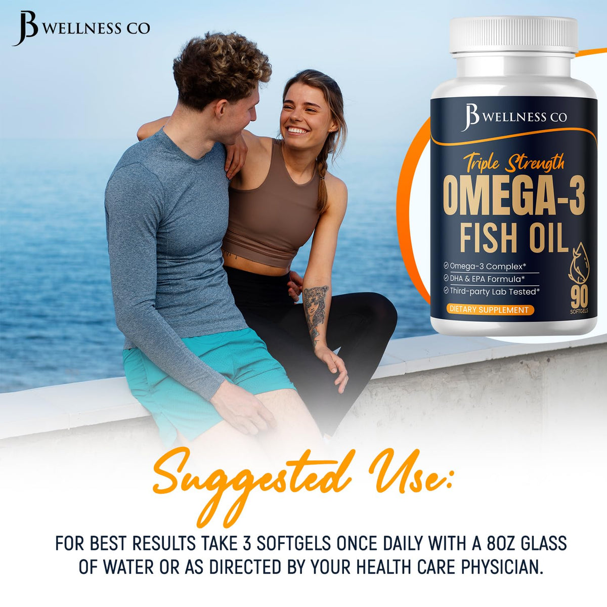 Omega 3 Fish Oil 3750 mg EPA & DHA 270 Count D611